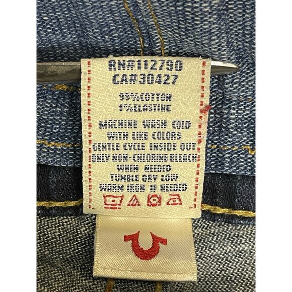 True Religion Jeans Womens 30‎ Blue Joey Boot Cut Maternity Regular Fit Stretch - Picture 9 of 15